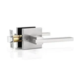 Orger 5 Pack Square Privacy Door Handle Satin Nickel Keyless Lever, Bed .... Fixed Price $107.04.
