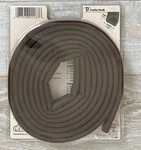 Frost King Brown Rubber Weatherseal Self Stick Tape D Profile 17' X 23/64". Fixed Price $9.00.