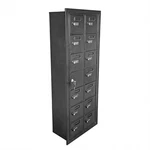 Recess Wall Mount Cell Phone Storage Locker 14 Door Front Admin Access Combolock. Fixed Price $639.34.