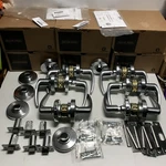 Lot Schlage ND10S Ath 626 Satin Chrome Latch Sets - 5 Complete Missing Screw. Fixed Price $800.00.