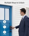 Eufy Keyless Entry Door Lock Bluetooth Electronic Deadbolt T8500083 Black. Fixed Price $83.05.