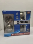 New Brinks 2104-119 Keyed Entry Ball Knob Door Handle W/ Deadbolt (satin Nickel). Fixed Price $19.99.
