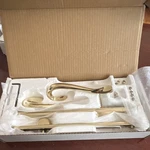 Ashland Hardware Systems W5208B-KPV1 Brass Polished Entry Door Lock Set Gold. Fixed Price $34.00.