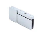 Chrome Top Or Bottom Mount Prima Pivot Hinge With Attached U-clamp By. Fixed Price $105.00.