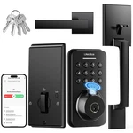 Fingerprint Keypad Deadbolt Door Keyless Entry Auto Locking Matte Black. Fixed Price $154.99.