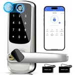 Smart Lock With Handle Set, Biometric Fingerprint Keyless Entry Deadbolt, Ele.... Fixed Price $88.60.