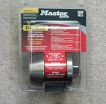 Master Lock DSO0615 Single Cylinder Adjustable Grade 3+ Silverbond Deadbolt. Fixed Price $25.99.
