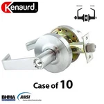 10 New Kenaurd Grade 2 Commercial Lever Entry Locksets Satin Crome 3/4 Backset. Fixed Price $497.99.