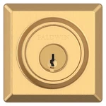 Baldwin Sc.tsd Traditional Square Single Cylinder Keyed Entry - Brass. Fixed Price $98.70.