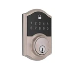 Defiant Castle Satin Nickel Compact Touch Electronic Single Cylinder Deadbolt. Fixed Price $24.00.