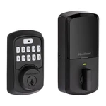 Kwikset 99420003 Aura Bluetooth Programmable Keypad Door Lock Deadbolt. Fixed Price $69.00.