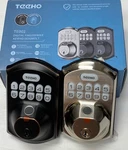 Teeho Digital Fingerprint Keypad Deadbolt, Smart Door Lock Keyless Entry, TE002. Fixed Price $24.99.
