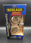 Schlage Ultima Maximum Security Brass Entry Door Lock Set Deadbolt Grade 2 *new*. Fixed Price $32.50.
