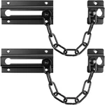 Inbof 2 Pack Door Chain Black, Stainless Steel Locks For Inside Do.... Fixed Price $17.09.
