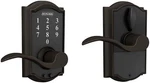 *1-PACK* Schlage Touch Camelot Latitude Lever Aged Bronze FE695VCAM716ACC. Fixed Price $144.99.