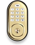 Yale Real Living Electronic Keyless Push Button Deadbolt Satin Nickel. Fixed Price $74.90.