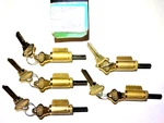 New Schlage Primus Lot Of 5- 20-765 606 Fp Cylinders Keyed Alike W/ 10 Keys Nos. Fixed Price $1744.88.