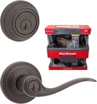 *1-SET* Kwikset Tustin 991TNL Entry Lever & Single Cylinder Deadbolt 99910-041. Fixed Price $60.00.