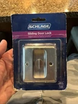 New Schlage SC991B-619 Satin Nickel Finish Solid Brass Sliding Pocket Door Lock. Fixed Price $9.95.