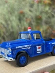 2003 Matchbox Collectibles Blue Mobilgas Quick Shot Battery Service Truck 783332. Fixed Price $70.57.