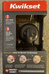 Kwikset 980 Deadbolt Keyed One Side Single Cyl Venetian Bronze Smartkey Security. Fixed Price $10.99.
