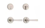 Kwikset Trafford Keyed Entry Handle Single Cylinder Deadbolt Combo Pack. Fixed Price $33.95.