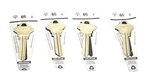 Hillman 87562 Brass Nickel #59 Traditional Single Sided Blank Key Lot Of 4. Fixed Price $13.99.