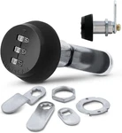 Combi-cam Combinated Lock 7850R Large Black Keyless 3-DIAL Pick-pro. Fixed Price $40.99.