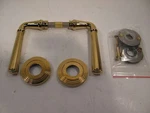 Ws Izerwaren 13.J903 Polished Gold Lever Handle Set 9MM Yacht Quality 13.J933. Fixed Price $150.00.