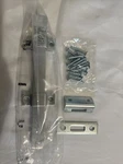 Tell Commercial 8 In. Satin Chrome Door Surface Bolt DT100017. Fixed Price $23.19.