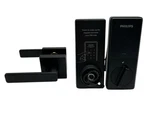 Philips Wifi Smart Lock Set With Handles 4000 Series - Black Matte. Fixed Price $89.99.