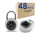 Lanube Standard Dial Combination Lock, In. 50MM/2INCH Wide, Black. Fixed Price $58.77.