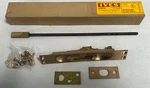 New Vtg Ives 458B10 12" Rod Extension Flush Bolt Door Latch Brushed Bronze (A7). Fixed Price $21.95.