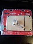 Hermex CS-70DB Classic Rim Lock, Traditional Key, Blister Pack (right). Fixed Price $20.95.