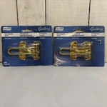 Two National Hardware N199-679 V804 Door Security Guard, Polished Brass New. Fixed Price $35.89.