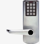Cylindrical Kaba E-plex 2000 Push Button Lock Entry, Satin Chrome, No Mkok. Fixed Price $130.50.
