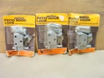 New Lot Of 3 Vintage Belwith Patio Lock Keyed Sliding Glass Doors. Fixed Price $25.00.