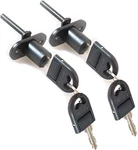 Howdia 2 Pcs Drawer Cabinet Locks With Keys, Zinc Alloy Desk 16MM, Black. Fixed Price $13.24.