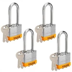 4PCS Laminated Padlocks With Same Key For Door, Luggage, Gate, Storage, Fence.... Fixed Price $24.36.