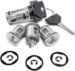 Ignition Switch Lock Cylinder With Door For Wrangler Yj 1990-1996, Silver. Fixed Price $54.98.