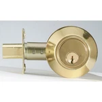 Home Plus Polished Brass Single Cylinder Deadbolt (pack Of 3). Fixed Price $39.44.