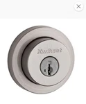 Kwikset 158RDT-15SMT Milan Round Single Cylinder Deadbolt Smartkey Satin Nickel. Fixed Price $27.75.