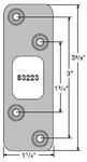 Kwikset 83223 Deadbolt Round Corner Strike. Fixed Price $19.03.