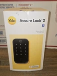 New! Yale Assure Lock 2 Keypad With Bluetooth Satin Nickel (YRD410-WF1-619). Fixed Price $79.99.