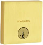 Kwikset 258SQT-S Downtown Low Profile Single Cylinder Deadbolt Brass. Fixed Price $50.17.