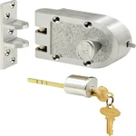 Deadbolt Segal Prime-line 15323, Keyed Different Key, Bronze, Brushed Chrome. Fixed Price $99.00.
