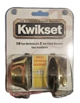 Kwikset 660 Single Cylinder Deadbolt Polished Brass New Pkg - Free Shipping!. Fixed Price $21.24.