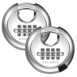Delswin 4 Digit Combination Disc Padlock With Hardened Steel Shackle Out.... Fixed Price $36.52.