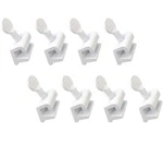 Qcaa - Sliding Window Security Lock Aluminum White Coated 8 Pack New. Fixed Price $13.99.