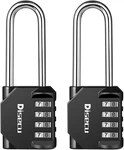 Pack Disecu 2.6 Inch Long Shackle Combination Lock, 4 Digit Outdoor Waterproof. Fixed Price $20.99.